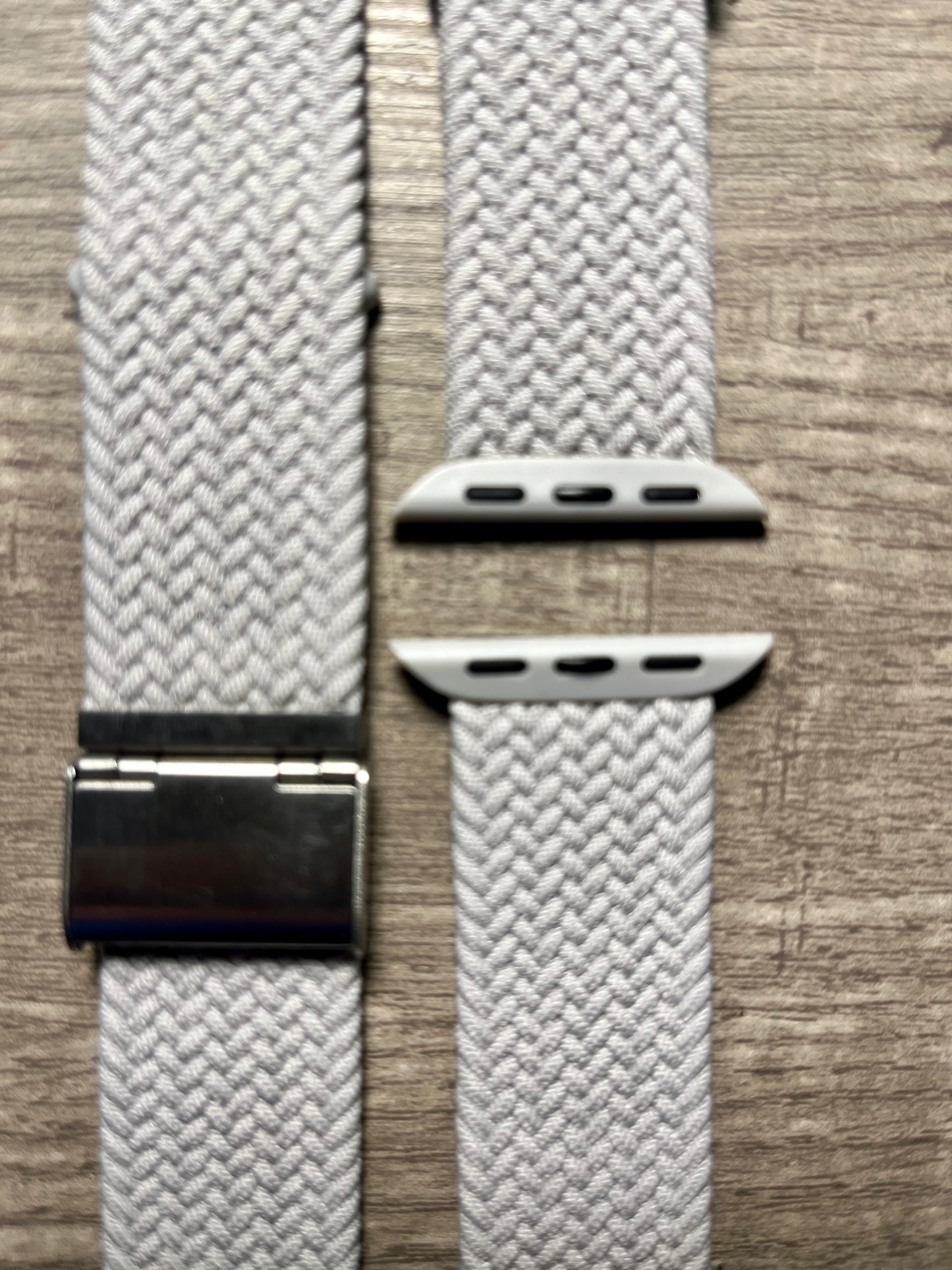 Braided Nylon Band - Pearl White