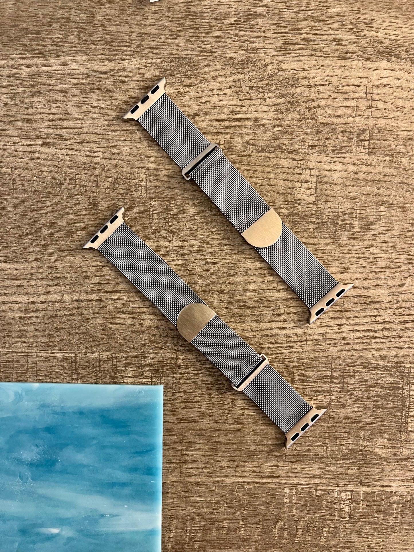 Silver Mesh Magnetic Band