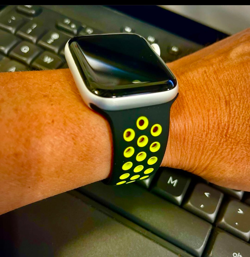 Black & Yellow Soft Silicon Sport Style