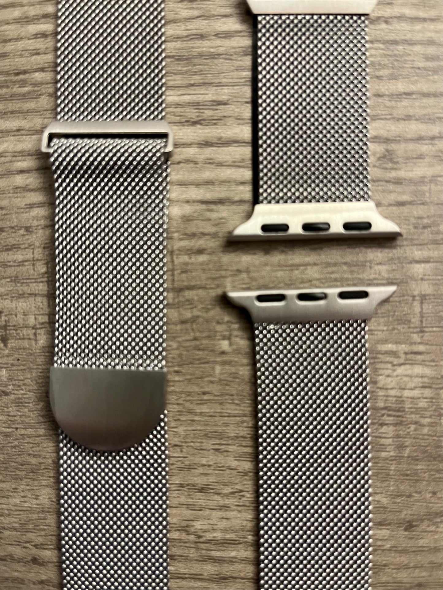 Silver Mesh Magnetic Band