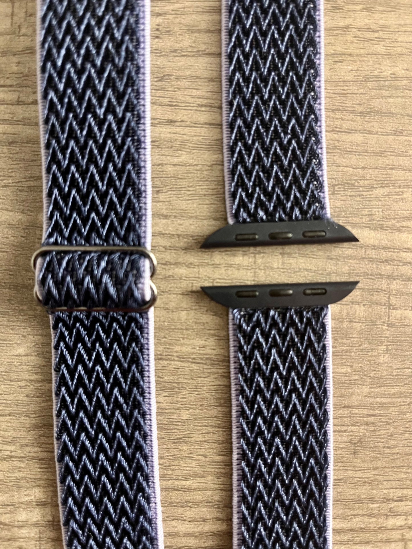 Deep Purple and Light Purple Nylon Sport Loop Band