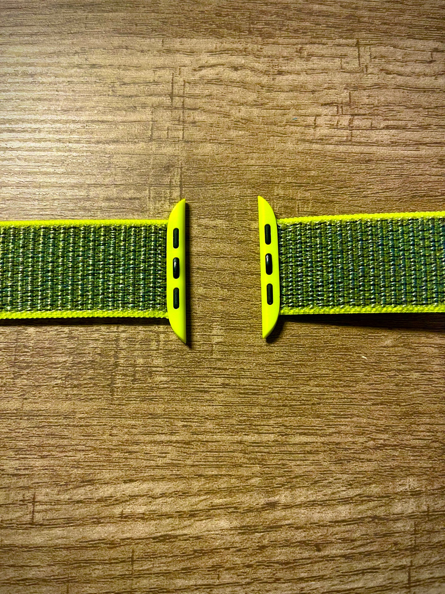 Gray & Neon Yellow Nylon Sport Loop Band