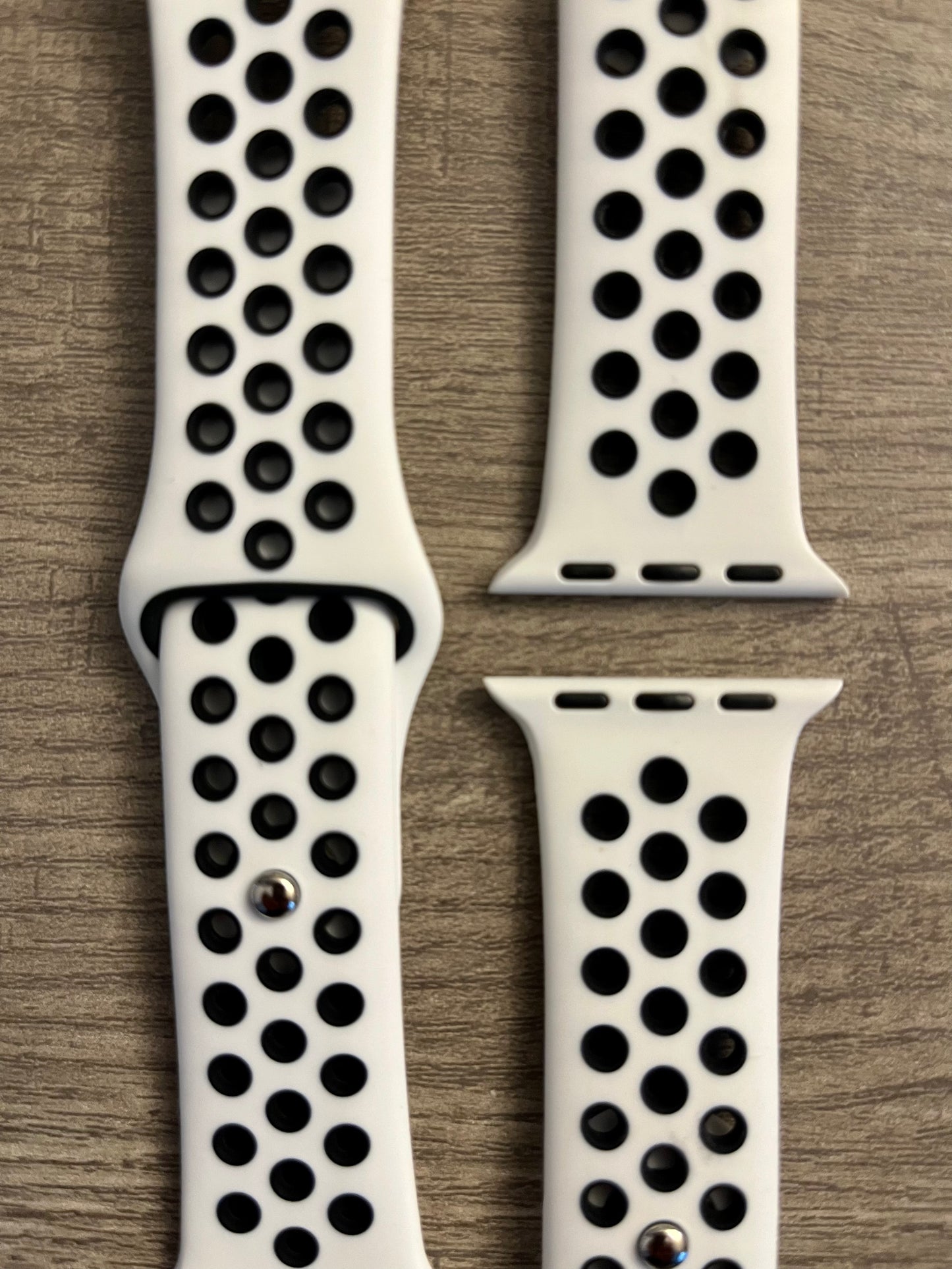 Sport Style Soft Silicone - White + Black