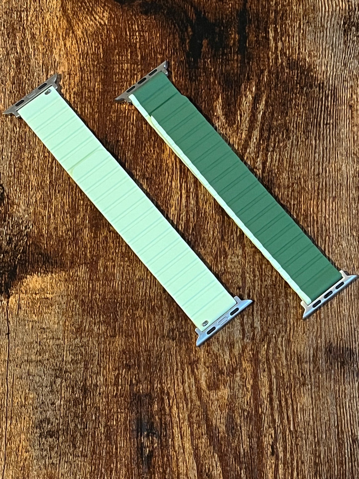 Sage Green and Pistachio, Magnetic, Soft Silicone