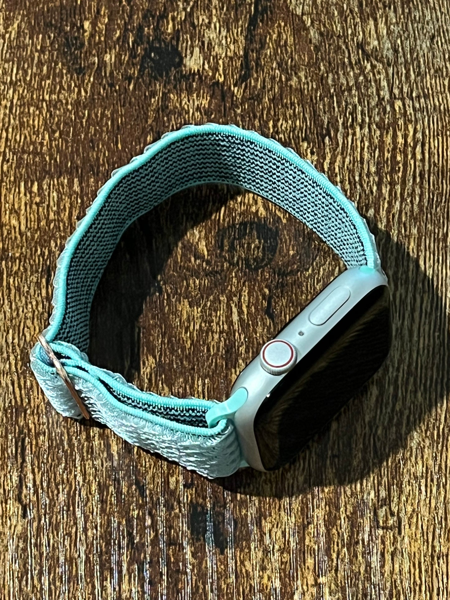 Turquoise Loop Stretch Nylon Band - Turquoise