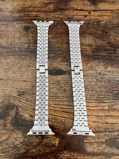 Premium Crystal-Embellished Stainless Steel Band
