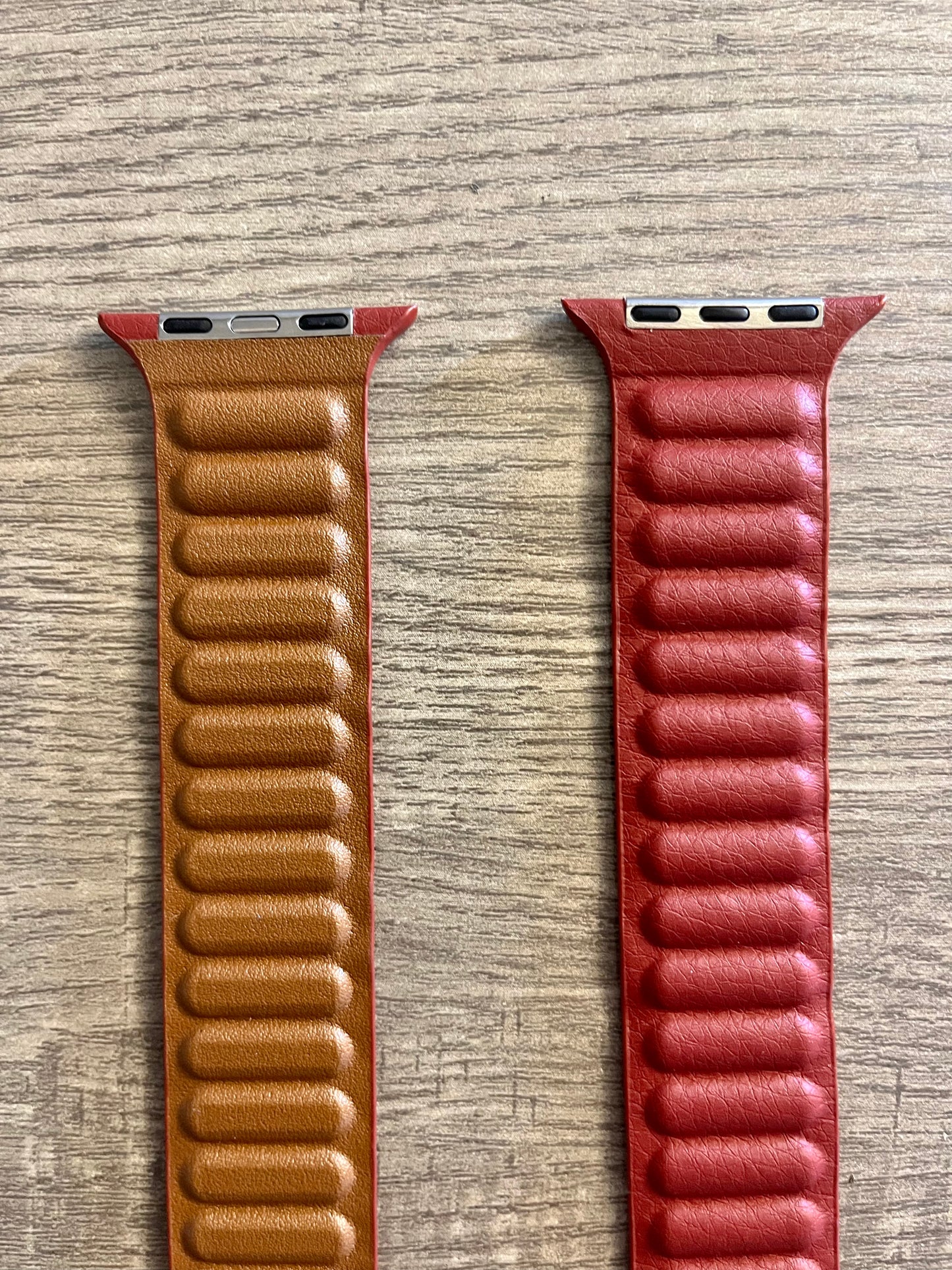 Red Wine Leather Magnetic Band