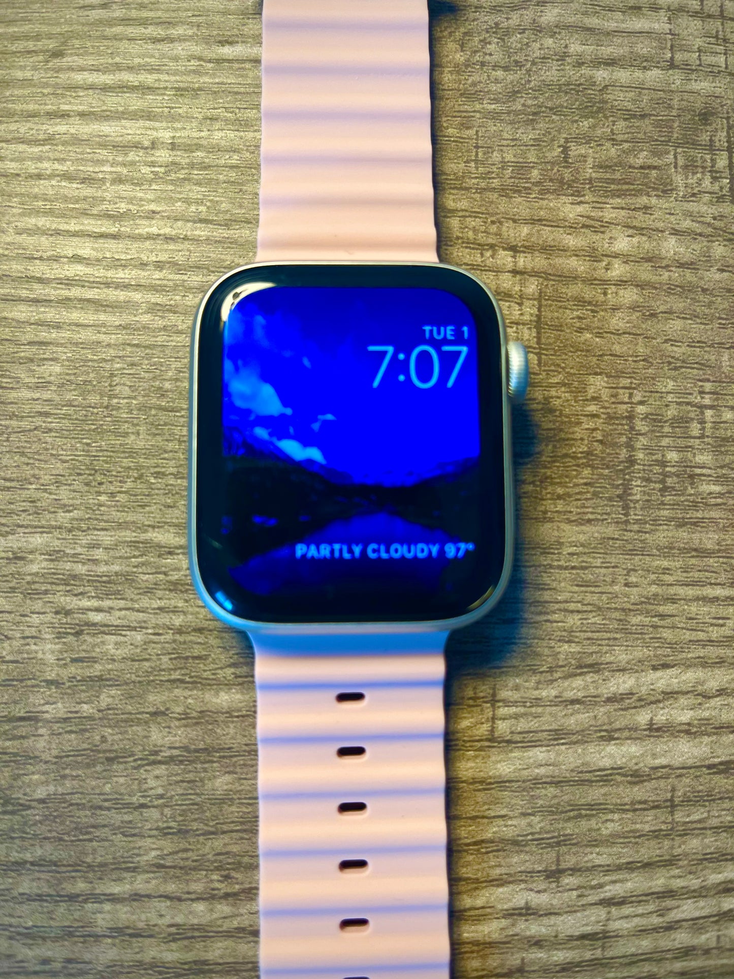 Pink Sand River Silicone Band