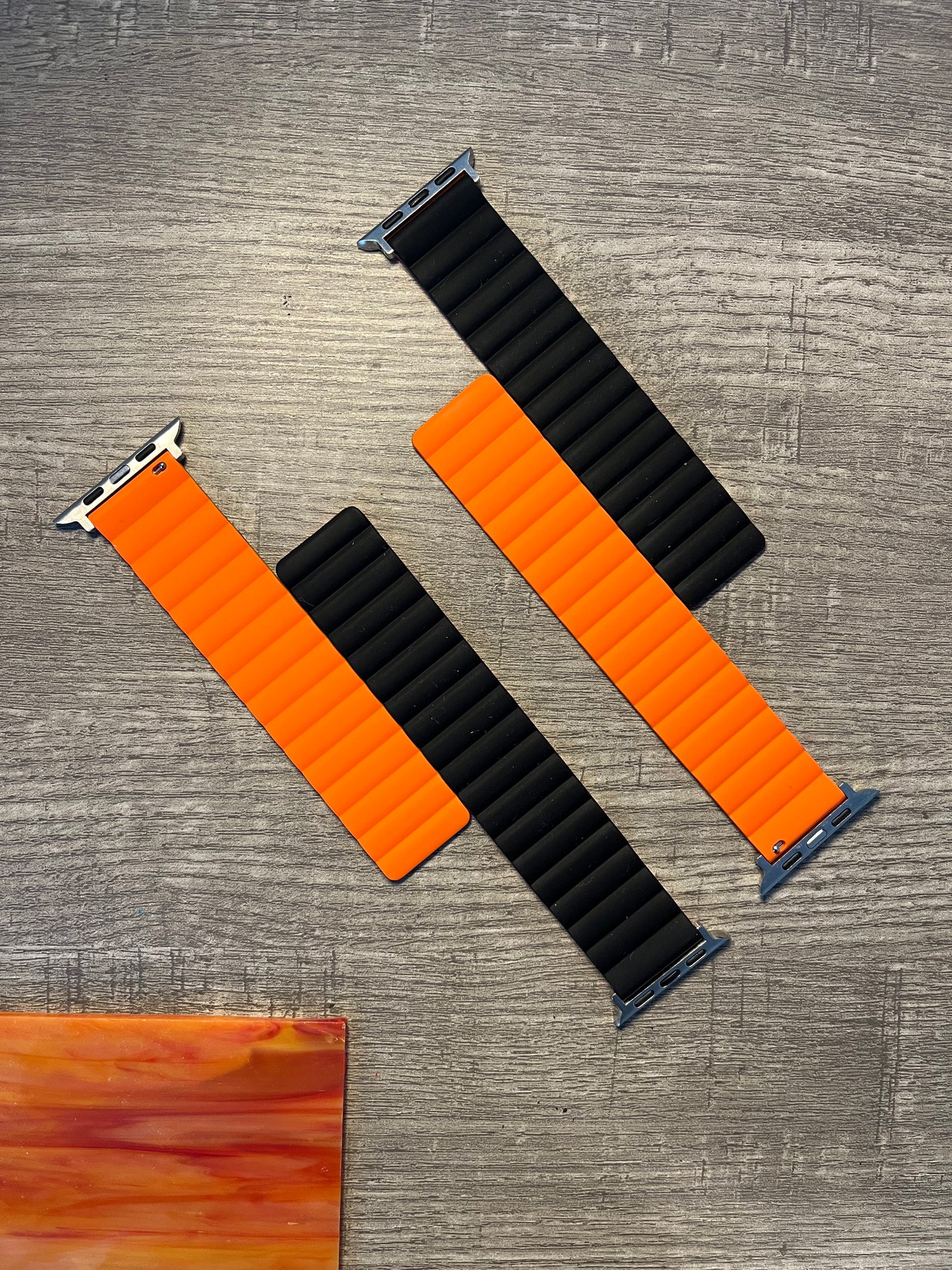 Magnetic Band - Black + Orange