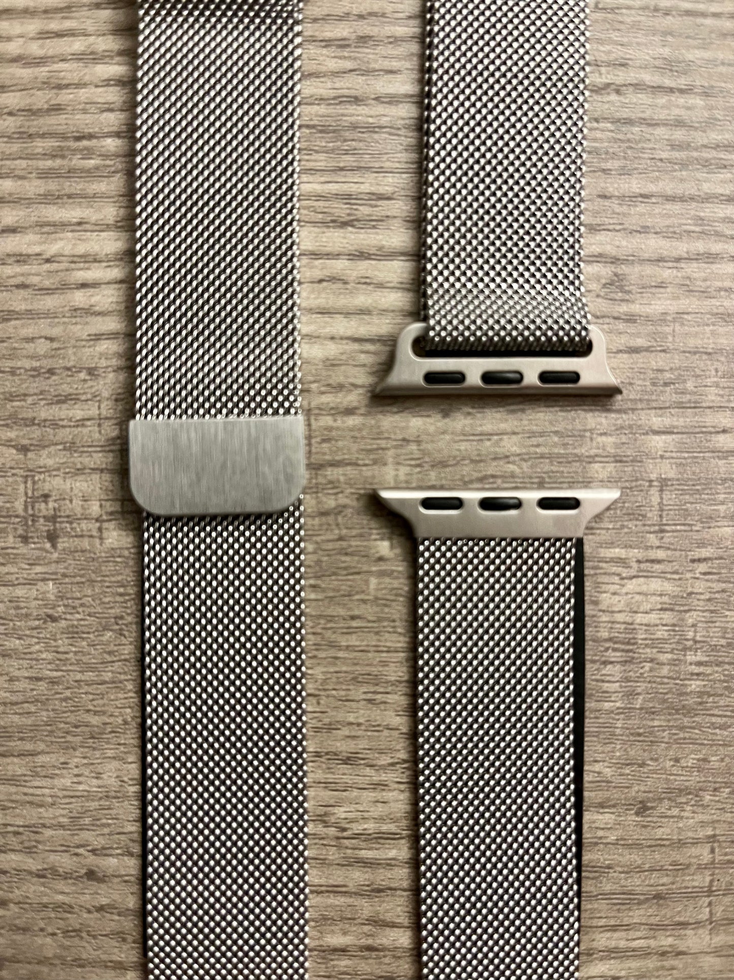 Mesh Silver magnetic metal band - Silver